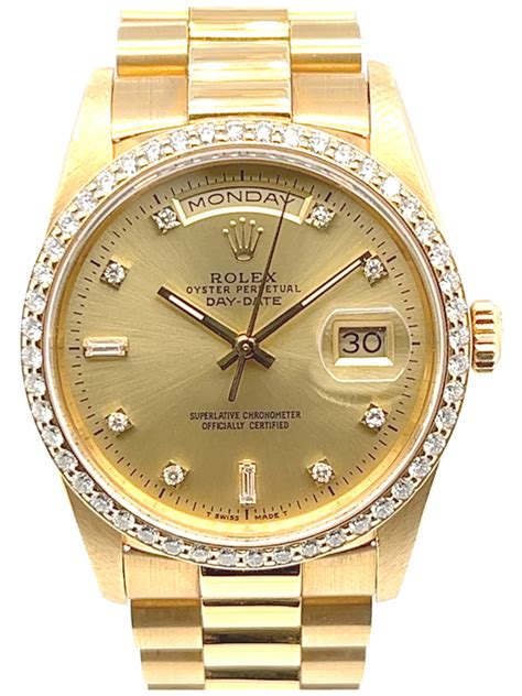 rolex day-date 18238 for sale|Rolex 18238 diamond dial.